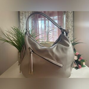 Large Boho Grey Bag